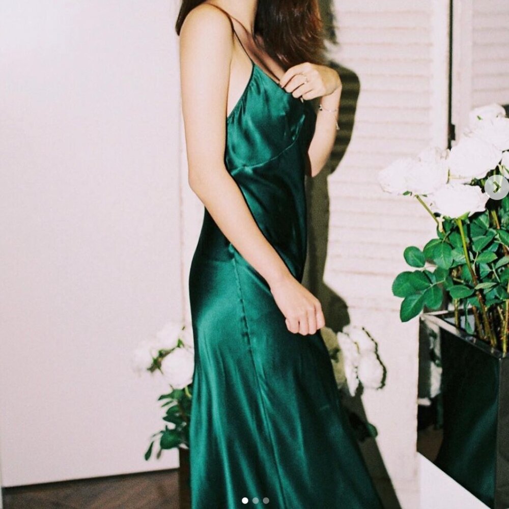 Silk slip dress